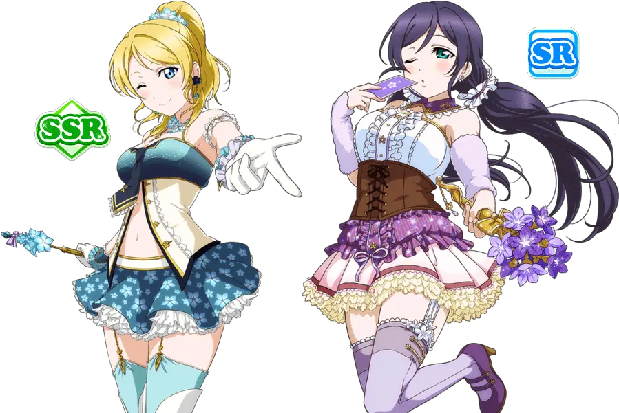  Download Eli Ayase Hd Png Ssr Pure Card Transparent Eli Ayase Transparent