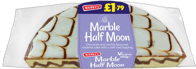  Marble Half Moon Bobbyu0027s Foods Half Moon Marble Cake Png Half Moon Png