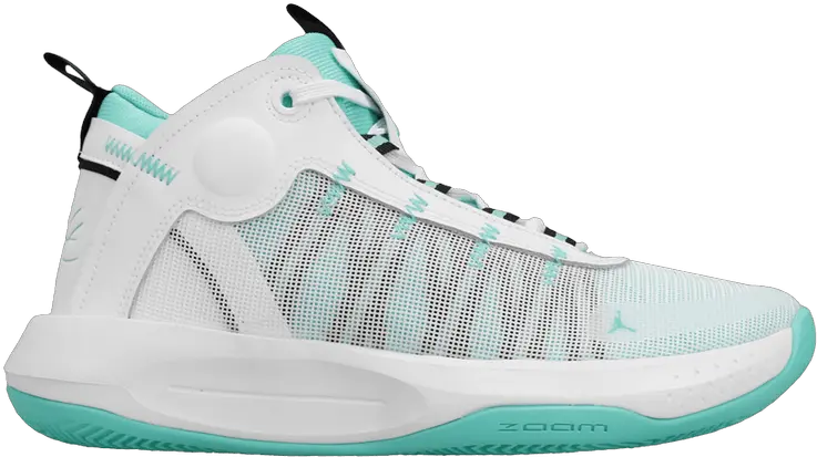  Jordan Jumpman 2020 Pf Aurora Green Jordan Jumpman 2020 White Green Png Jumpman Logo Png