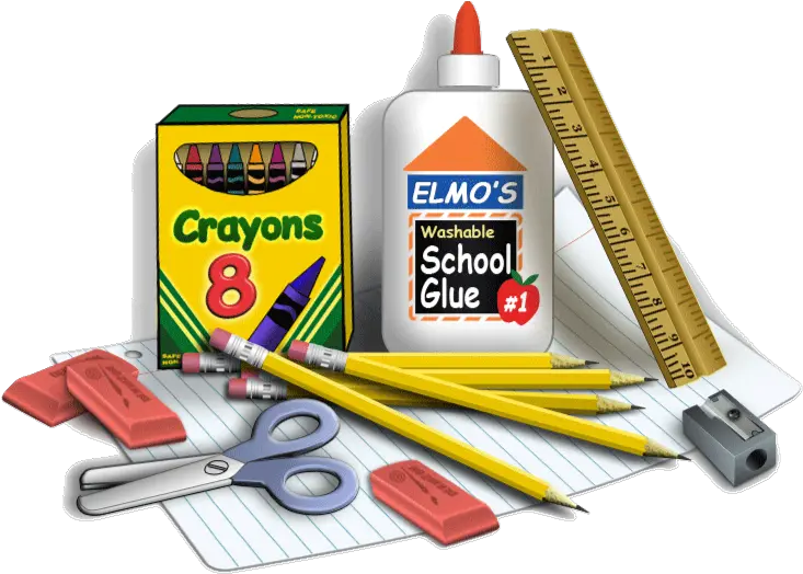  School Supplies Png Clip Art Black School Supplies Png Transparente School Supplies Png