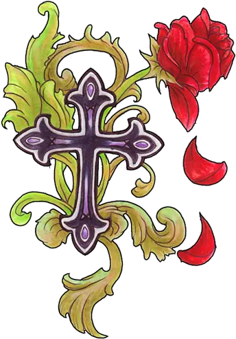  Download Cross Tattoos Free Png Transparent Image And Clipart Cross Cross Clip Art Png