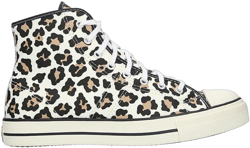  Out Now Converse Lucky Star High Top Leopard Print Png