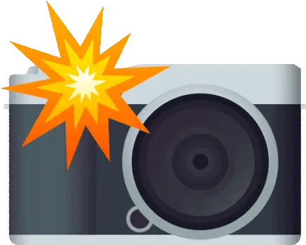  Camera With Flash Joypixels Gif Camara Flash Gif Png Camera Icon Gif