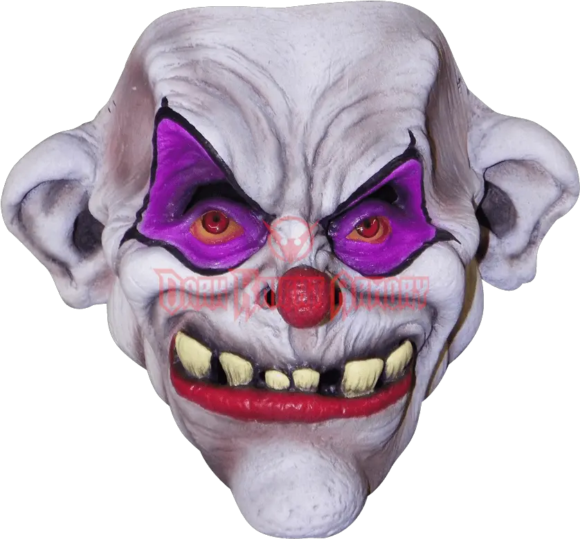  Toofy The Clown Halloween Face Mask Scary Clowns Of Death Clown Png Clown Face Png