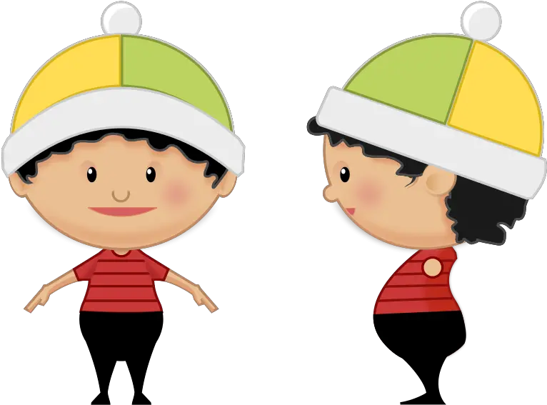  Little Kid Cartoon Boy With A Hat Png Little Kid Png