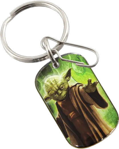  Star Wars Yoda Domed Key Chain Keychain Png Yoda Transparent