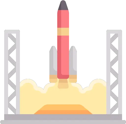  Rocket Launch Free Transport Icons Vertical Png Rocket Flat Icon