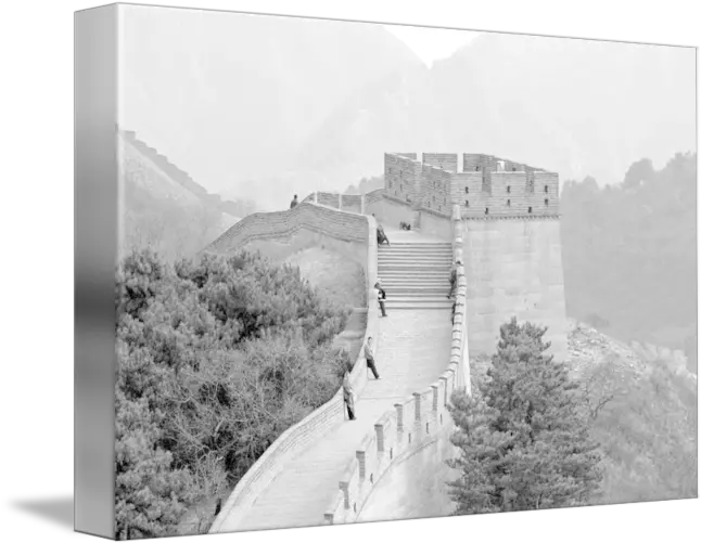  Great Wall Of China In Black And White By Jim Nesterwitz Great Wall Of China Black Png Great Wall Of China Png