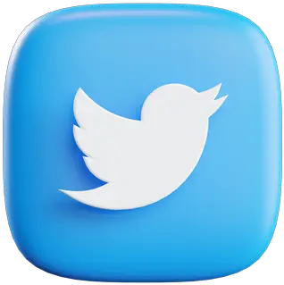  Free Twitter Logo 3d Illustration Download In Png Obj Or Twitter Vert App Icon 72x72