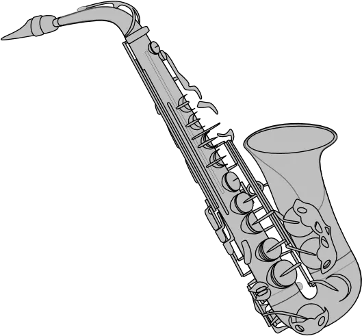  Fun Pics U0026 Images Saxophone Clipart Alto Saxophone Black Png Transparent Saxophone Transparent Background