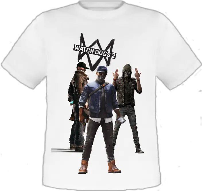  Watch Dogs 2 T Shirt 2 Assault Rifle Png Watch Dogs 2 Png