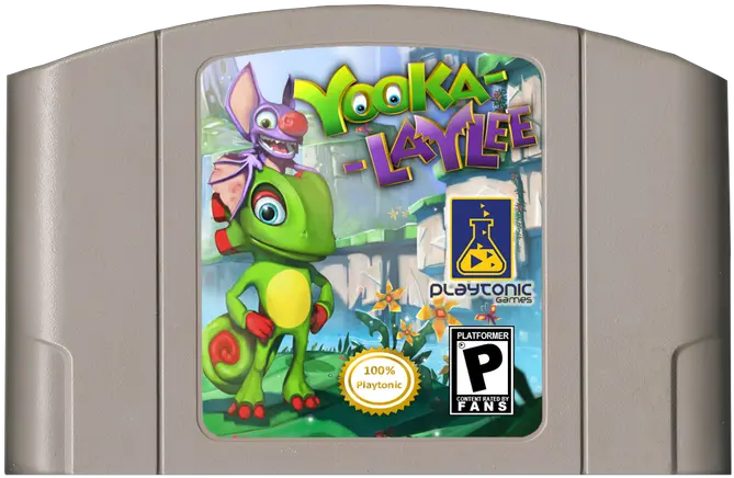  Dangerous As Yooka Laylee Cartridge Png Yooka Laylee Logo