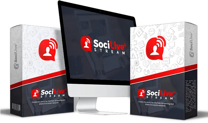  Socilivestream Review Bonus Discount Oto Multimedia Software Png Youtube Live Logo Png