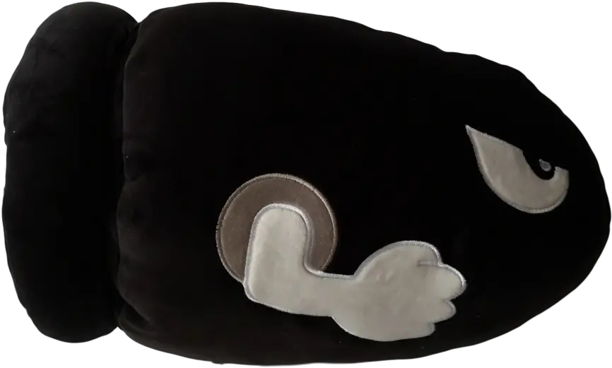  Mario Kart Bullet Bill 16 Mocchi Mocchi Plush Oval Png Bullet Bill Png