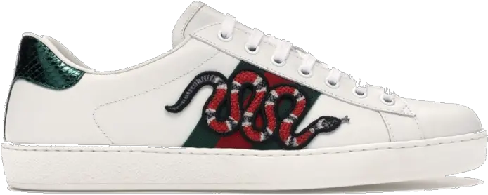  Gucci Ace Embroidered Snake Gucci Ace Snake Png Gucci Snake Png