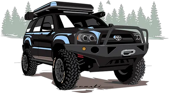  2006 4runner Trailbendersoverland Compact Sport Utility Vehicle Png Icon Vs King 4runner