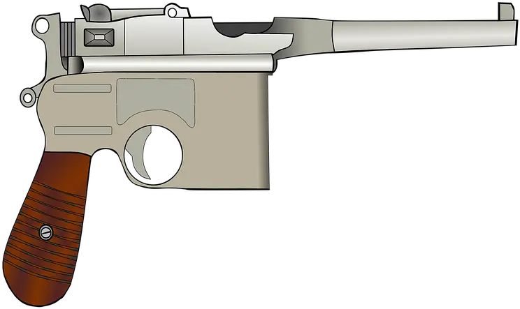  Mauser C96 Moult Pistol Free Image On Pixabay Assault Rifle Png Hand With Gun Png