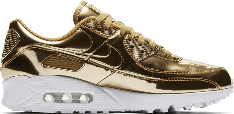  Nike Air Max 90 Sp Nike Air Max Gold Metallic 90 Womens Png Adidas Boost Icon 2 White And Gold