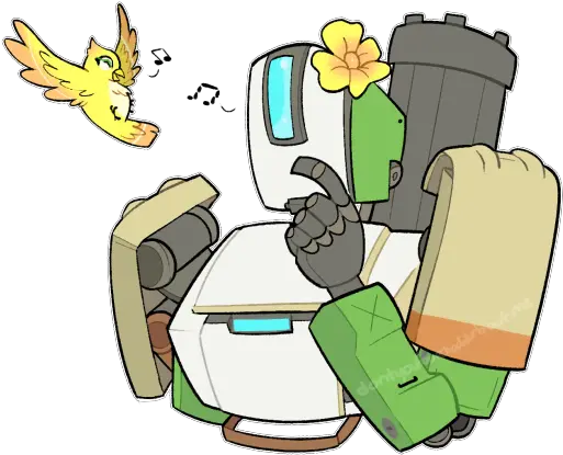  Chibi Bastion Png Image Bastion Overwatch Fan Art Bastion Png