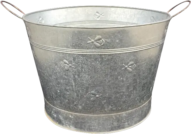  Silver Drinks Tub Full Size Png Download Seekpng Bucket Tub Png