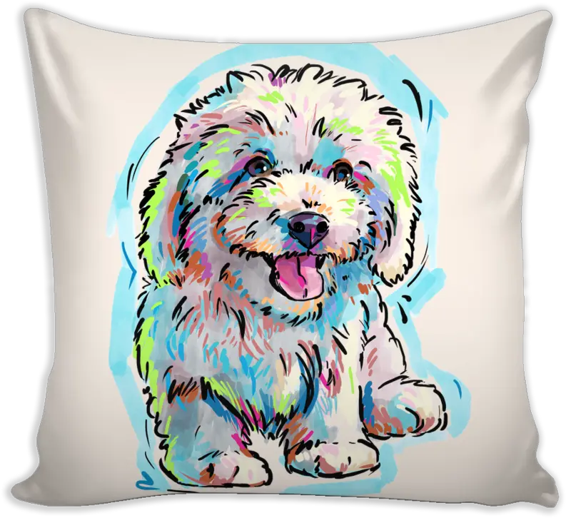  Bichon Frise Pillow Cover Saitama One Punch Man Oppai Ivysaur Png Saitama Transparent