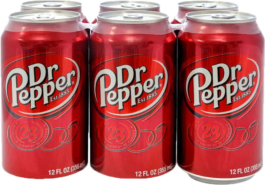  Dr 6 Pack Dr Pepper Png Dr Pepper Can Png