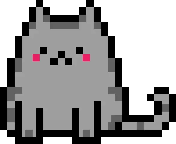  Pixilart Pusheen Cat Sooooooo Cute By Tamyah Pusheen Cat Pixel Art Png Pusheen Transparent