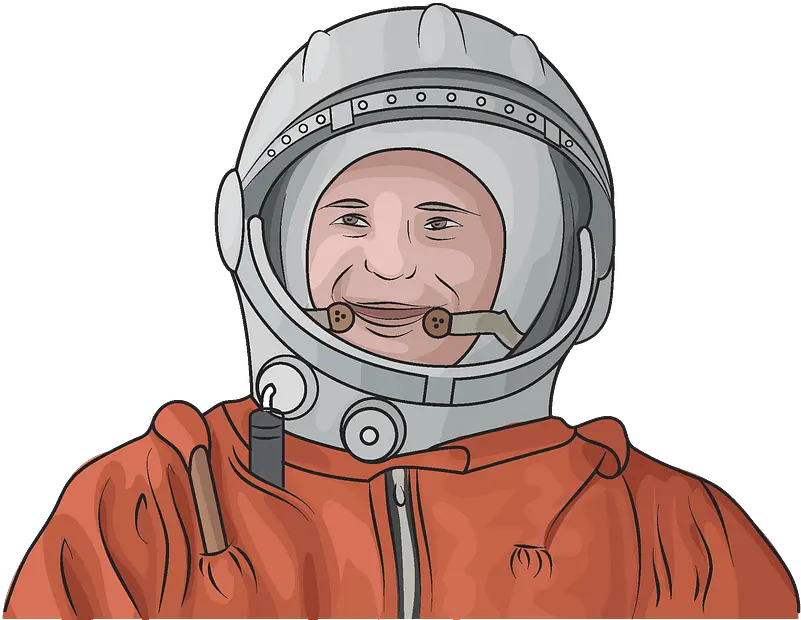  Yuri Gagarin First Human In Space Clipart Free Download Yuri Gagarin Clip Art Png Space Png Transparent