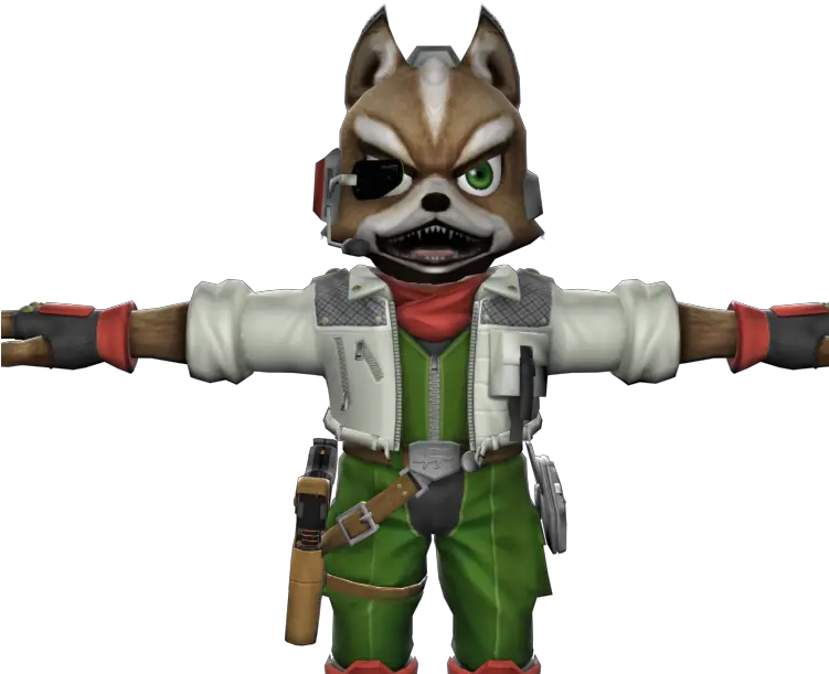  Wii U Png Smash 4 Fox Model Fox Mccloud Png