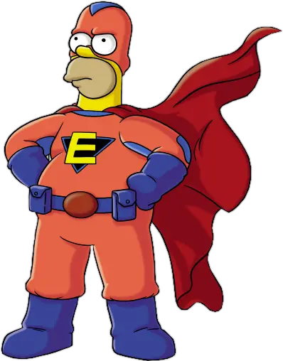  Download Hereu0027s Homer Simpson As A Superhero Full Size Homer The Whopper Png Homer Simpson Transparent