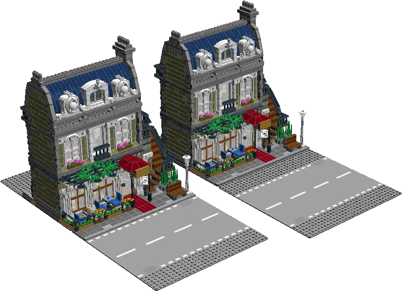  Building The Modulars Lego Town Lego Modular Road Png Straight Road Png