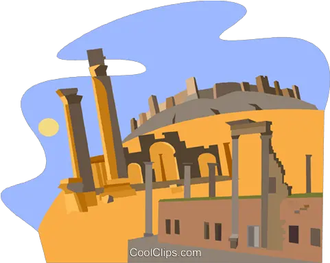  Bosra Royalty Free Vector Clip Art Ancient City Clipart Png City Clipart Png