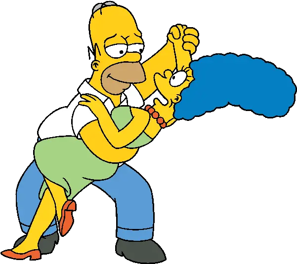  The Simpsons Clip Art Image Marge And Homer Simpson Png Simpson Png