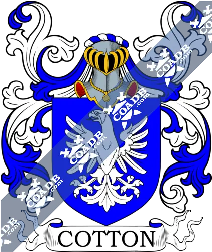  Cotton Family Crest Coat Of Arms And Name History Cotton Family Crest Png Cotton Png