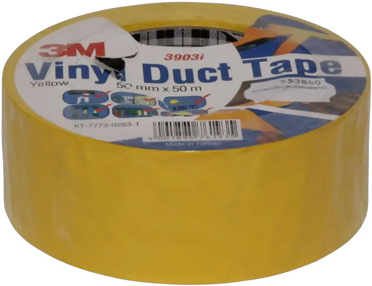  Duct Tape 3 3903i Elastic The Basis Of Pvc With Embossing 160mkm 48mm55m Yellow Wire Png Duct Tape Png