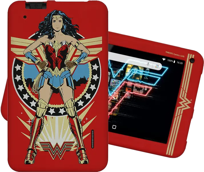  Hero Tablets Estar U0026 Warner Bros Tablet Devices Tablet E Star 7 Wonder Woman Png Wonder Woman Amazon Hero Icon