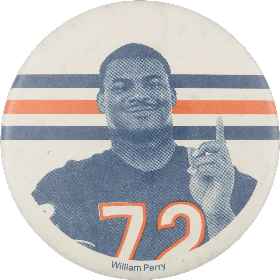  William Perry Chicago Bears Busy Beaver Button Museum Emblem Png Chicago Bears Png