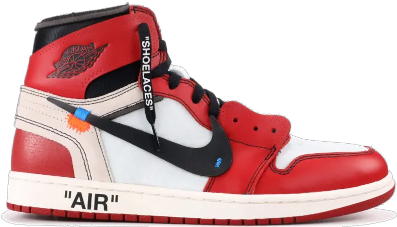  Jordan 1 Retro High Off White Chicago Jordan 1 Off White Chicago Png Jordan Transparent