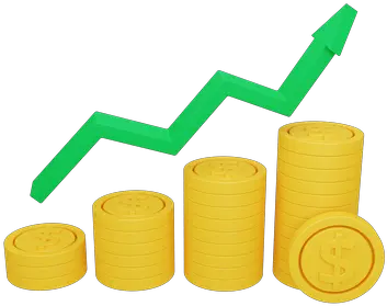  Premium Money Growth 3d Illustration Download In Png Obj Or Solid Money Growth Icon