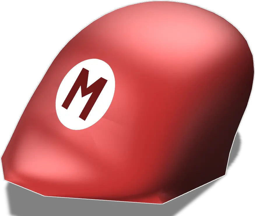  Mario Hat 3d Design By Geek Gaming Jun 17 2017 Illustration Png Mario Hat Png