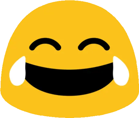  Emoji Cries Tears Of Joy Sticker Long Livethe Blob Lol Wide Grin Png Lol Emoji Icon