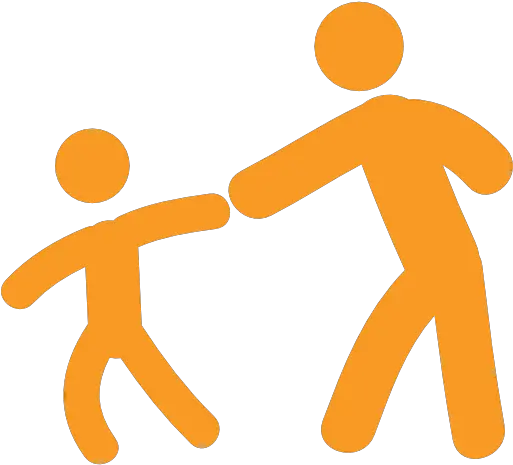  Ask Poli Walk With Kid Png Icon Two People Walking Icon