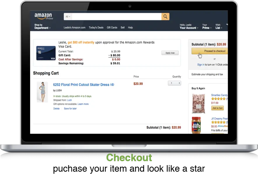  Download Amazon Screen 7 With Text Png Image No Technology Applications Amazon Checkout Icon