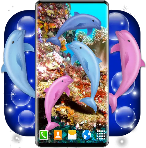  Dolphins Live Wallpaper Ocean Hd Wallpapers 673 Dolphin Selfie Background Png Dolphin Icon