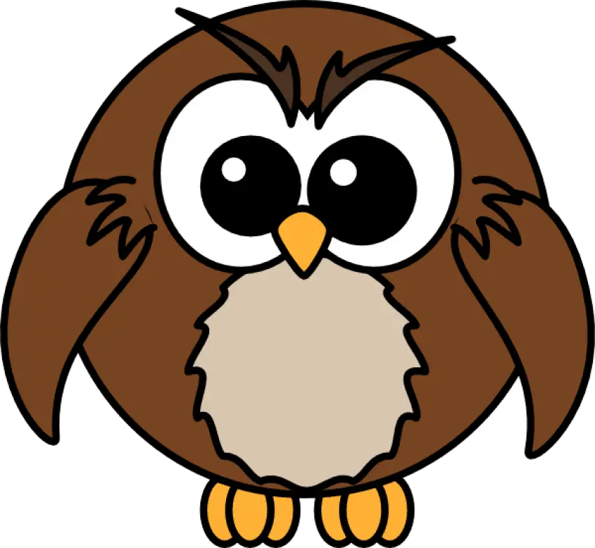  Cartoon Owl Clip Art Clipartingcom Cute Animals Clip Art Owl Transparent Background