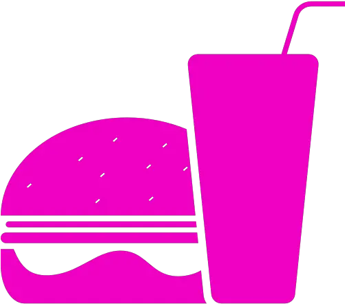  Pink Hamburger Food Icon Png Symbol Hamburger Violet Icon Fast Food Icon Png