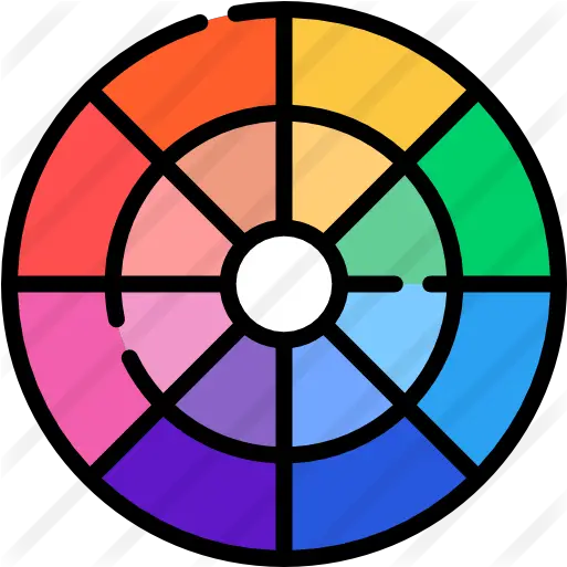  Color Wheel Hinduism Dharma Symbol Png Color Wheel Png