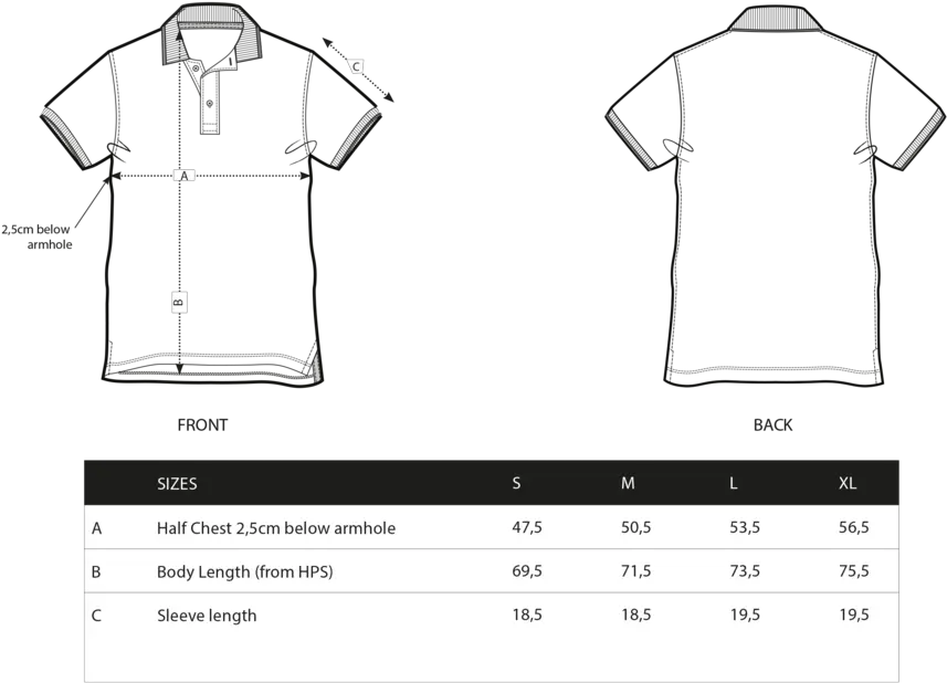  Download Sizechart Hangten Icon Poloshirt Polo Shirt Short Sleeve Png Polo Icon