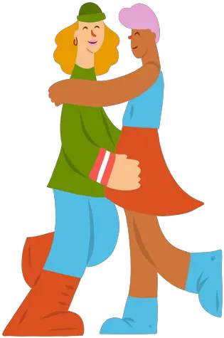  Lady Couple Pair Gay Skirt Flat Transparent Png U0026 Svg Illustration Gay Png