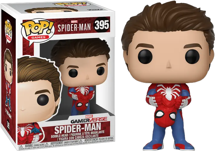  Marvelu2019s Spider Man 2018 Unmasked Spiderman U2013 Funko Pop Vinyl Figure Figurine Pop Spider Man Png Spiderman Ps4 Png